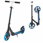 VEVOR Kokkupandav t&otilde;ukeratas lastele alates 8 a, teismelistele ja t&auml;iskasvanutele, reguleeritav k&otilde;rgus, 2 ratast, kuni 100 kg, sinine