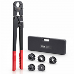 VEVOR PEX ja alumiinium-plasttorude pressimist&ouml;&ouml;riistade komplekt TH12&ndash;TH32 l&otilde;ugade, painduva k&auml;epideme ja kohvriga