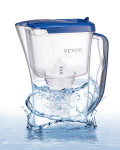 VEVOR 2.1L 5-astmeline veefilter taimeriga, BPA-vaba, v&auml;hendab katlakivi, pliid, kloori ja l&otilde;hnu, kestab 3 kuud