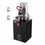 VEVOR 12L kahetoimeline h&uuml;draulikaseade, 12V DC pump metallpaagiga, 22MPa r&otilde;hk, 3.4L/min vool haagistele