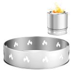 VEVOR roostevabast terasest tuleaseme alus 49,5 cm Solo Stove Bonfire jaoks &ndash; suitsuvaba, kaasaskantav laagritoetusraam