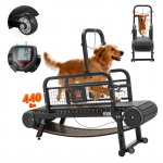 VEVOR mootorita koerajooksurada keskmistele ja suurtele koertele, kuni 199,6kg, reguleeritav kalle, pidur, rattad, sise&otilde;ppeks