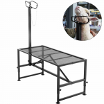 VEVOR karil&otilde;ikuse stend 130x58 cm reguleeritava peatoega, metallraam kitsedele ja lammastele, kandev&otilde;ime 150 kg