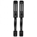 VEVOR mehaaniline v&otilde;tmeta ukselukk 2.0, kahepoolsed koodiklahvid k&auml;epidemega, 4&ndash;7-kohaline kood, automaatlukustus, 35&ndash;65 mm uksed