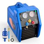 VEVOR 1 hj kahe silindriga k&uuml;lmaine taaskasutusseade 220 V, 3,7 kg/min, HVAC ja auto kliimaseadmetele, A1/A2L