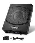 VEVOR 25cm 240W &Otilde;huke Istmealune Auto Subwoofer Sisseehitatud V&otilde;imendi, Helitugevuse ja Sisendi Kontrolliga Autole, Maasturile