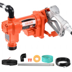 VEVOR 12V k&uuml;tuse &uuml;lekandepump 61 L/min, 186W diislik&uuml;tuse pump k&auml;sipihusti, vooliku ja toruga bensiini/diisli/keroseeni jaoks