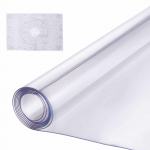 VEVOR 1372x1372 mm L&auml;bipaistev PVC Lauakaitse, 1.5 mm Paksune, Veekindel ja Lihtsasti Puhastatav Kate S&ouml;&ouml;gi- ja Kontorilauale