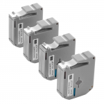 VEVOR 12mm sildikute lint, 4 tk, must valgel, veekindel ja vastupidav, sobib Brother M-K231 m&auml;rgistajatele