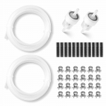 VEVOR 5000 mm diiselsoojendi k&uuml;tusevooliku komplekt filtrite, klambrite ja voolikutega 2KW 5KW 8KW parkimisk&uuml;tteseadmetele