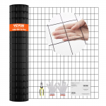 VEVOR 1220x15240 mm tsingitud vin&uuml;&uuml;lkattega traataed, 16-gauge, kanakuutideks, aedadesse ja loomade taradeks