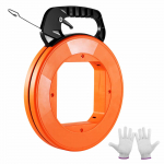 VEVOR 36,5m x 3,1mm terasest kaablit&otilde;mbelint karbiga &ndash; paindlik ja vastupidav juhtmete t&otilde;mbamise t&ouml;&ouml;riist