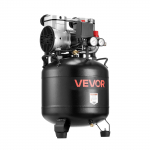 VEVOR 30L &otilde;livaba &otilde;hukompressor, 1.5KW 113L/min 6.2 Bar juures, max 10 Bar, vaikne ja vastupidav autohoolduseks, v&auml;rvimiseks, puut&ouml;&ouml;ks