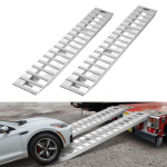 VEVOR alumiiniumist laadimissillad 2 tk 2745 x 380 mm, 4536 kg kandev&otilde;ime, libisemiskindlad treileri rambid traktoritele ATV muruniidukitele mootorratastele