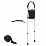 VEVOR reguleeritav voodipiire tugijala ja PU k&auml;epidemega eakatele, s&uuml;sinikteras, sobib Twin&ndash;King, 136kg kandev&otilde;ime