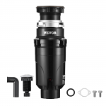 VEVOR 370W toiduj&auml;&auml;tmete purustaja, 3820 p/min, pidev s&ouml;&ouml;tmine, vaikne t&ouml;&ouml;, lihtne paigaldus