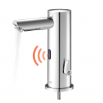 VEVOR Puutevaba vannitoa segisti, automaatne andur, reguleeritav temperatuur, t&ouml;&ouml;tab patareidega, 9,5 mm torule, harjatud nikkel