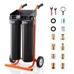 VEVOR kaasaskantav deioniseeritud vee s&uuml;steem 2 x 4 l vaik, TDS m&otilde;&otilde;tur, triibuvaba l&otilde;pploputus autodele, haagissuvilatele ja akendele