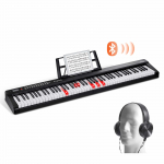VEVOR 88-klahviline digitaalne klaver, t&auml;issuuruses poolkaalutatud klahvid, 1000 tooni, k&otilde;larid, pedaal, k&otilde;rvaklapid, Bluetooth MIDI USB