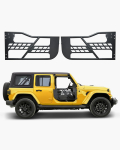 VEVOR jahistiilis toruuksed Jeep Wrangler JK 2007&ndash;2018, 2-ukselised, terasest, OE lukuga ja kummipatjadega