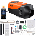 VEVOR 12V 2KW diisel&otilde;huk&uuml;ttekeha Bluetooth rakenduse juhtimisega, LCD, puldiga, k&otilde;rguse reguleerimine matkaautodele, paatidele