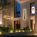 VEVOR V&auml;lisseina valgustid 2 tk, 600 mm LED, IP65 veekindlad, 2700K&ndash;6000K, roostevabad, kaugjuhtimisega