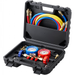 VEVOR 3-suunaline AC manomeetri komplekt R134A R22 R12 R502, 152 cm voolikud, liitmikud &ndash; Auto ja kodu kliimaseadmete hooldus
