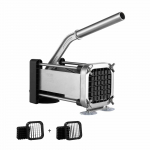 VEVOR k&auml;sitsi friikartuli l&otilde;ikur 12 mm ja 9,5 mm roostevabast terasest teradega, iminappadega, k&ouml;&ouml;giviljadele