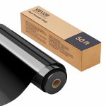 VEVOR L&auml;ikiv Must Kuumpressvin&uuml;&uuml;l 30.5 x 1524 cm, Lihtne L&otilde;igata HTV T-s&auml;rkidele, M&uuml;tsidele, Patjadele, Tugev Kinnitus