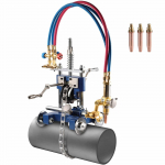VEVOR k&auml;sitsi torude l&otilde;ikamis- ja faasimismasin, 5&ndash;50.8mm paksus, 108&ndash;609.6mm l&auml;bim&otilde;&otilde;t, 2210mm kett, 0&deg;&ndash;45&deg;, 3 otsikut