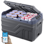 VEVOR 25L kahe tsooniga kaasaskantav auto k&uuml;lmik-s&uuml;gavk&uuml;lmik, -20&deg;C kuni 20&deg;C, 12/24V DC ja 100&ndash;240V AC, Bluetooth, matkale/koduks