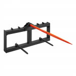 VEVOR 124 cm heinapiik 2x 44,5 cm stabilisaatoritega, 725 kg kandev&otilde;ime, kiirkinnitusega traktoripiik heinapallideks