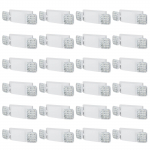 VEVOR 24 tk 3W LED evakuatsioonituled, 180 min varuaku, reguleeritavad pead, tulekindel, seina/lae paigaldus