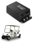 VEVOR 48V 250A golfik&auml;ru kiiruskontroller EZGO TXT jaoks, IP65 veekindel, &uuml;hilduv 1206HB-5201-ga, alumiiniumist ABS korpus