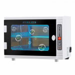 VEVOR 12L k&uuml;&uuml;net&ouml;&ouml;riistade puhastuskapp taimeriga, 185nm UV sterilisaator, kahekordne kiht, karastatud klaasuks