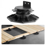 VEVOR 12 tk reguleeritavad terrassi tugiklotsid, 907 kg kandev&otilde;ime, 30&ndash;60 mm k&otilde;rgus, plastist alused puidu/betooni/metalli jaoks