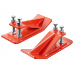 VEVOR 2 tk raskeveokite traktori kopakaitse, terasest libisemisvastased &auml;&auml;rekaitsmed topeltlukuga, 30x10cm, lume ja kruusa jaoks