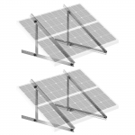 VEVOR 2 komplekti 114 cm reguleeritavad p&auml;ikesepaneeli kinnitused, 0&ndash;90&deg; kalle, 100&ndash;400W, alumiinium, haagissuvilale, paadile