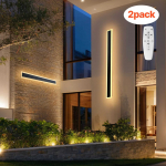 VEVOR V&auml;lisseina valgustid 1000 mm, 2 tk, LED, dimmerdatavad 2700K-6000K, IP65 veekindlad, terrassile, garaažile, majale