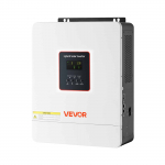 VEVOR 4000W h&uuml;briidne p&auml;ikesepaneeli inverter 24V DC &ndash; 230V AC, puhas siinuslaine, MPPT 120A, WiFi, v&otilde;rguv&auml;listele liitium/pliihappe akudele