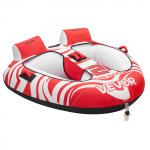 VEVOR 2-kohaline pukseeritav t&auml;ispuhutav veetoru paadile, 2 kokpiti, nailonkate, polsterdat k&auml;epidemed, 154 kg kandev&otilde;ime