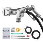 VEVOR 12V k&uuml;tusepump, 216 L/min, malmist korpus, manuaalne pihusti, voolik, &uuml;lekuumenemiskaitse, bensiini, diisli ja petrooleumi jaoks