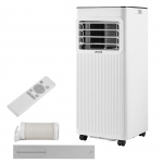 VEVOR 3‑in‑1 kaasaskantav konditsioneer 2,6 kW 9000 BTU, kuni 33 m&sup2;, A klass, &otilde;hukuivati ja ventilaator, LED paneel, pult, valge
