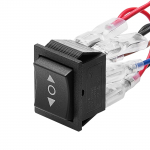 VEVOR 6-kontaktiline hetkeline DPDT kiikl&uuml;liti (ON)-OFF-(ON), 250V/16A, 125V/20A autole, paadile, koju