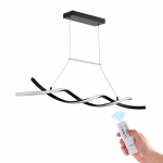 VEVOR 24W h&auml;mardatav LED rippvalgusti puldiga, 3000K&ndash;6000K, modernne l&uuml;hter k&ouml;&ouml;ki ja s&ouml;&ouml;gituppa