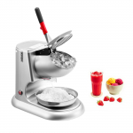 VEVOR Elektriline j&auml;&auml;purustaja 100kg/h, 300W 2000RPM, 4 teraga, roostevabast terasest kauss ja kaas, h&otilde;bedane