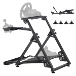 VEVOR reguleeritav ja kokkupandav roolisimulaatori alus Logitech, Thrustmaster, Fanatec &ndash; S&uuml;sinikterasest kokpitiraam