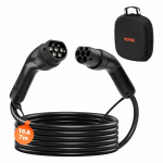 VEVOR Type 2 EV laadimiskaabel 7m 16A 11kW 3-faasiline IP65 kotiga &ndash; sobib k&otilde;igile Type 2 elektriautodele