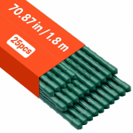 VEVOR 25 tk 1800 mm plastikuga kaetud metallist taimetugipostid tomatitele ja ronitaimedele, kasutamiseks &otilde;ues