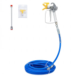 VEVOR k&otilde;rgsurve v&auml;rvipritsi komplekt, 15.24m voolik, 6.4mm liitmik, 248 bar pihusti, 517 otsik ja 20cm pikendus